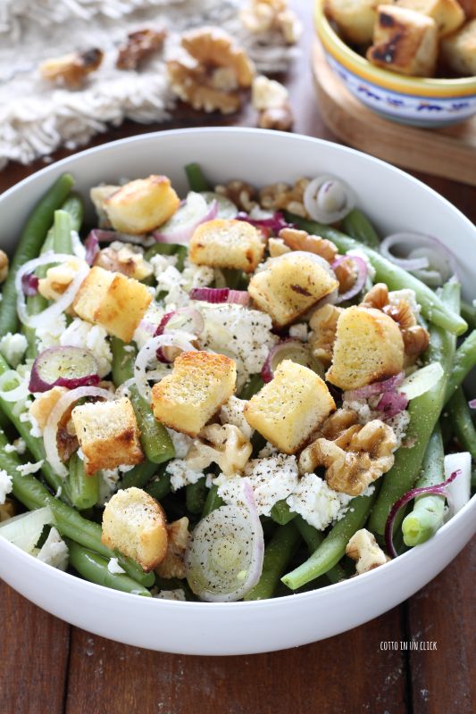 insalata di fagiolini sfiziosa