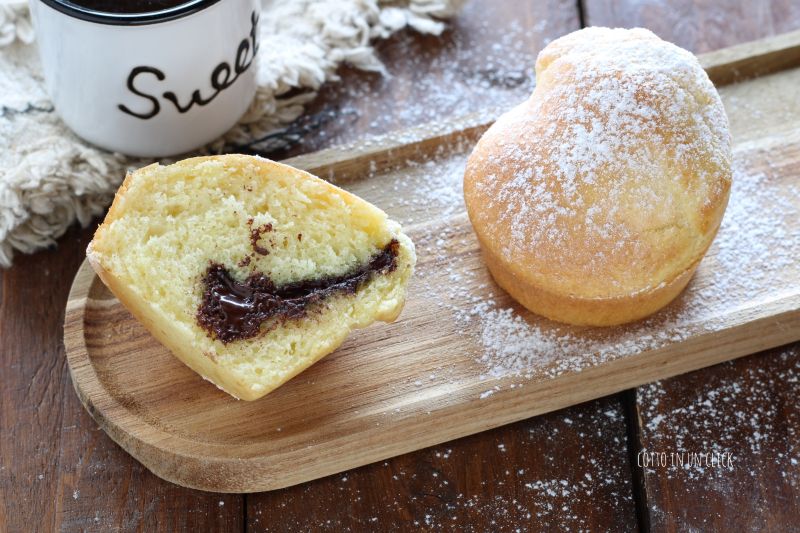 muffin cuore morbido monoporzione in friggitrice ad aria