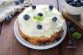 Torta limone e mirtilli con crema al mascarpone