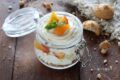 Cheesecake al bicchiere pesche e amaretti