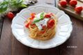 Spaghetti datterini e burrata