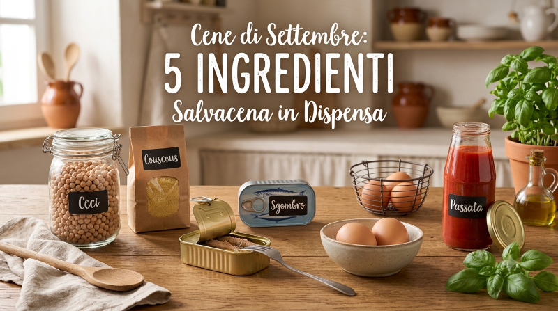 ingredienti per le cene di settembre