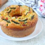 ciambellone salato con asparagi e pancetta