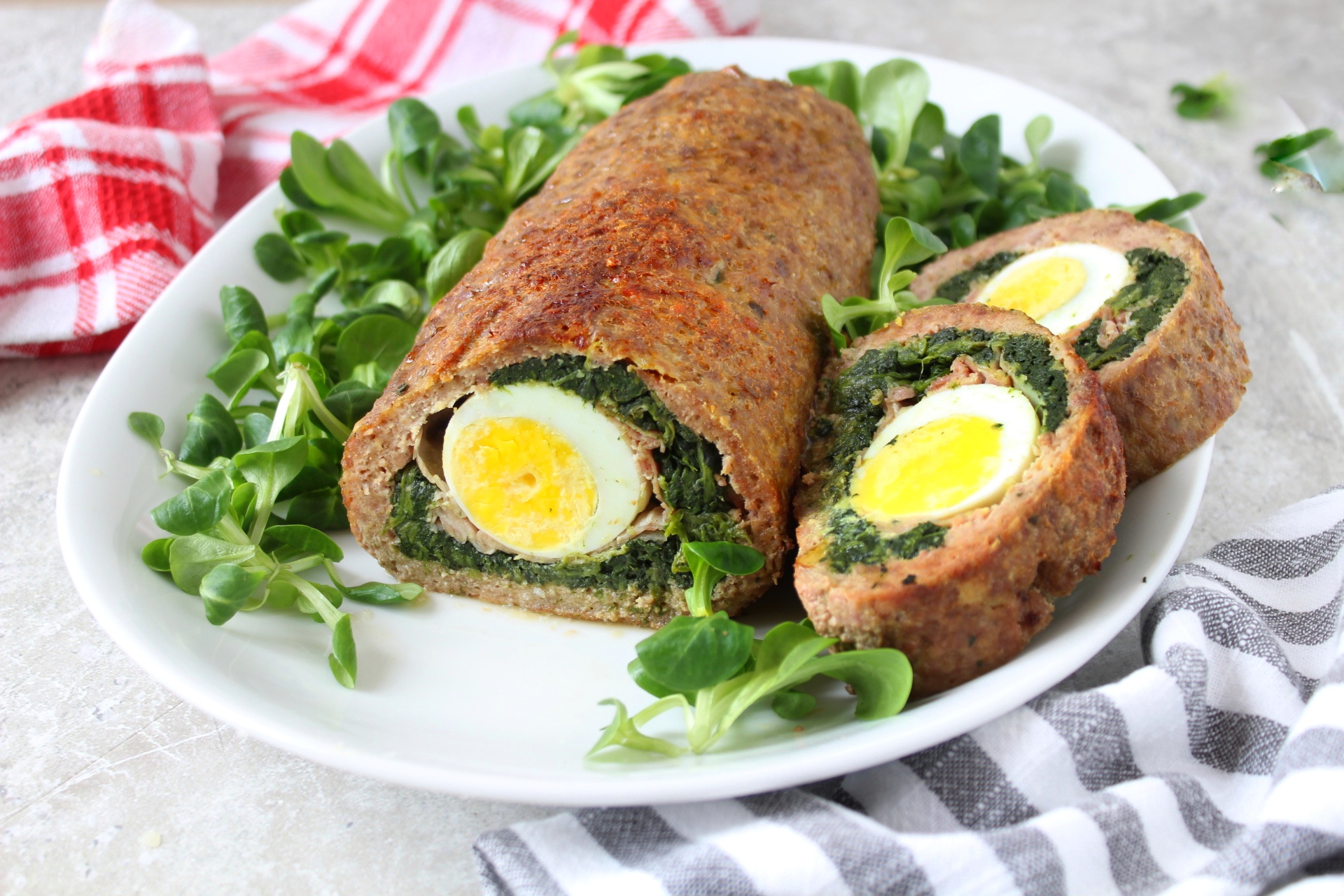 Polpettone ripieno al forno