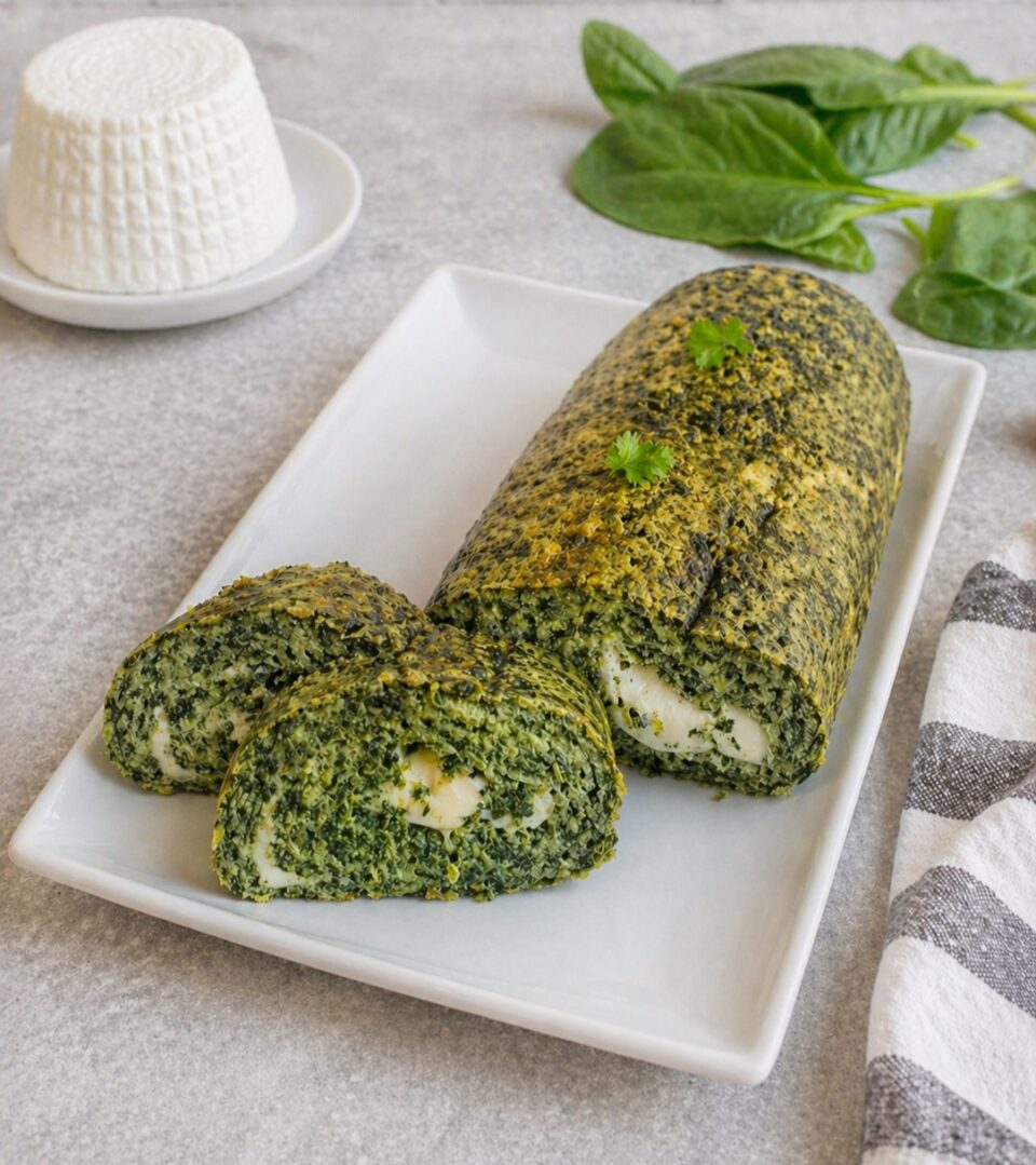 polpettone vegetariano ricotta e spinaci