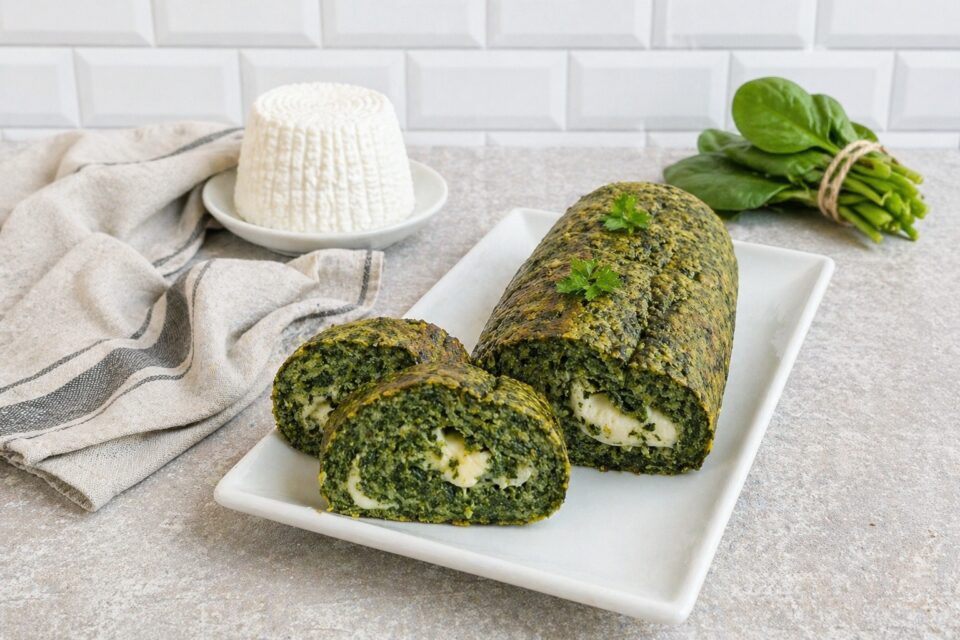 polpettone vegetariano ricotta e spinaci