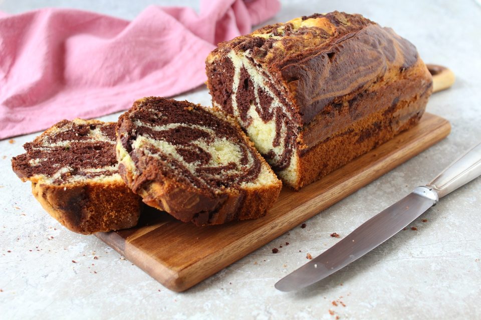 plumcake marmorizzato
