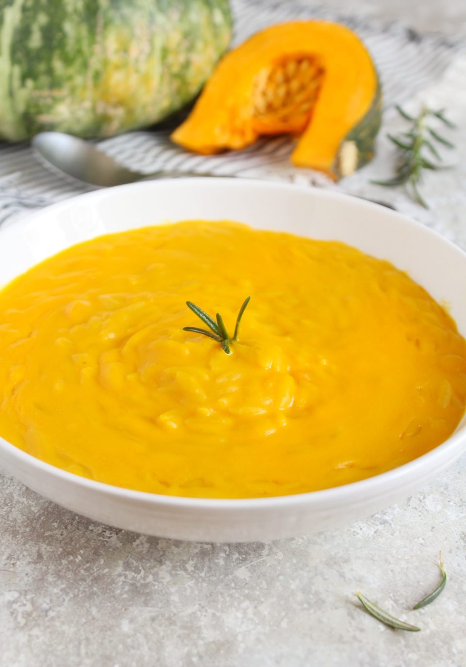 risoni alla zucca