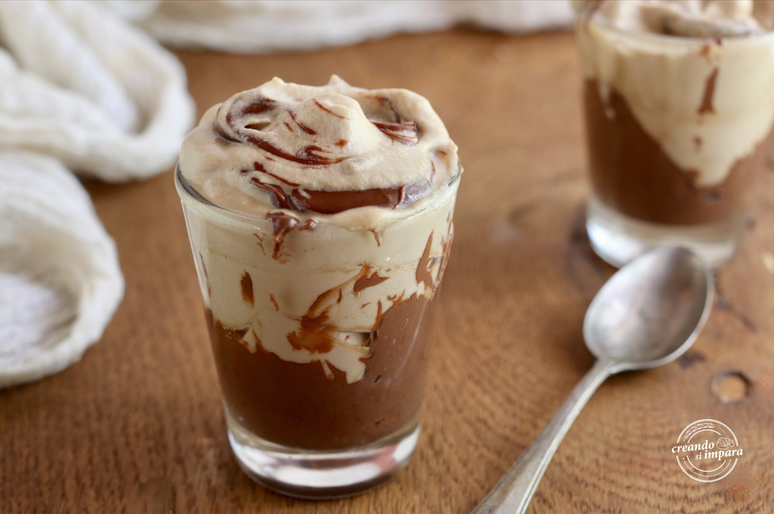 cremino al caffè variegato alla nutella