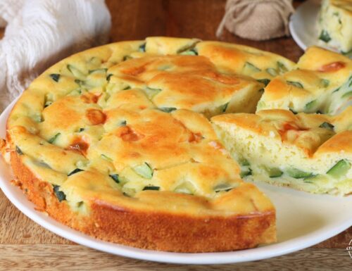 Torta salata 12 cucchiai alle zucchine