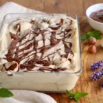 Torta fredda alla crema diplomatica e Nutella