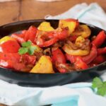 peperoni caramellati con cipolle