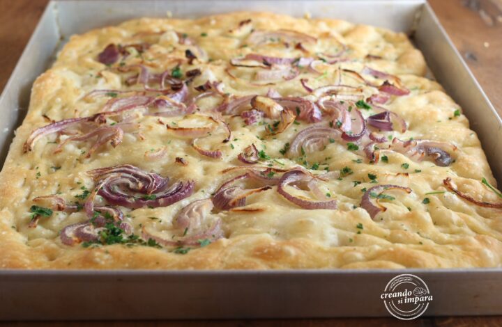 focaccia alla cipolla
