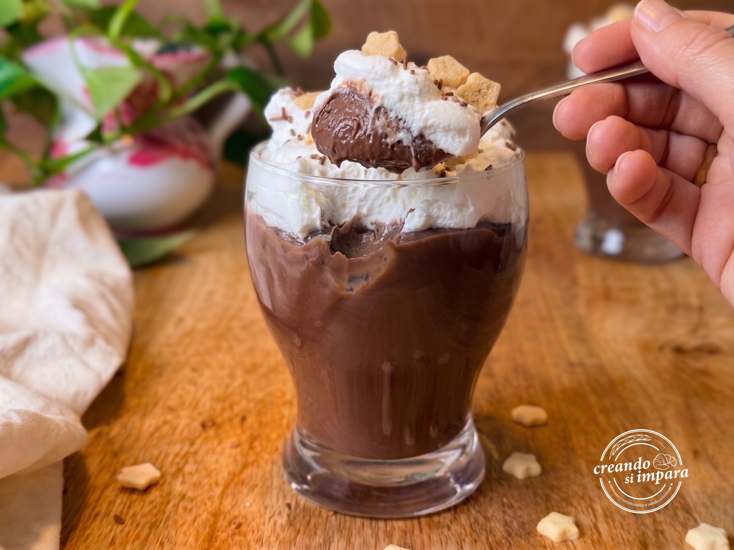 coppa cioccolato con panna