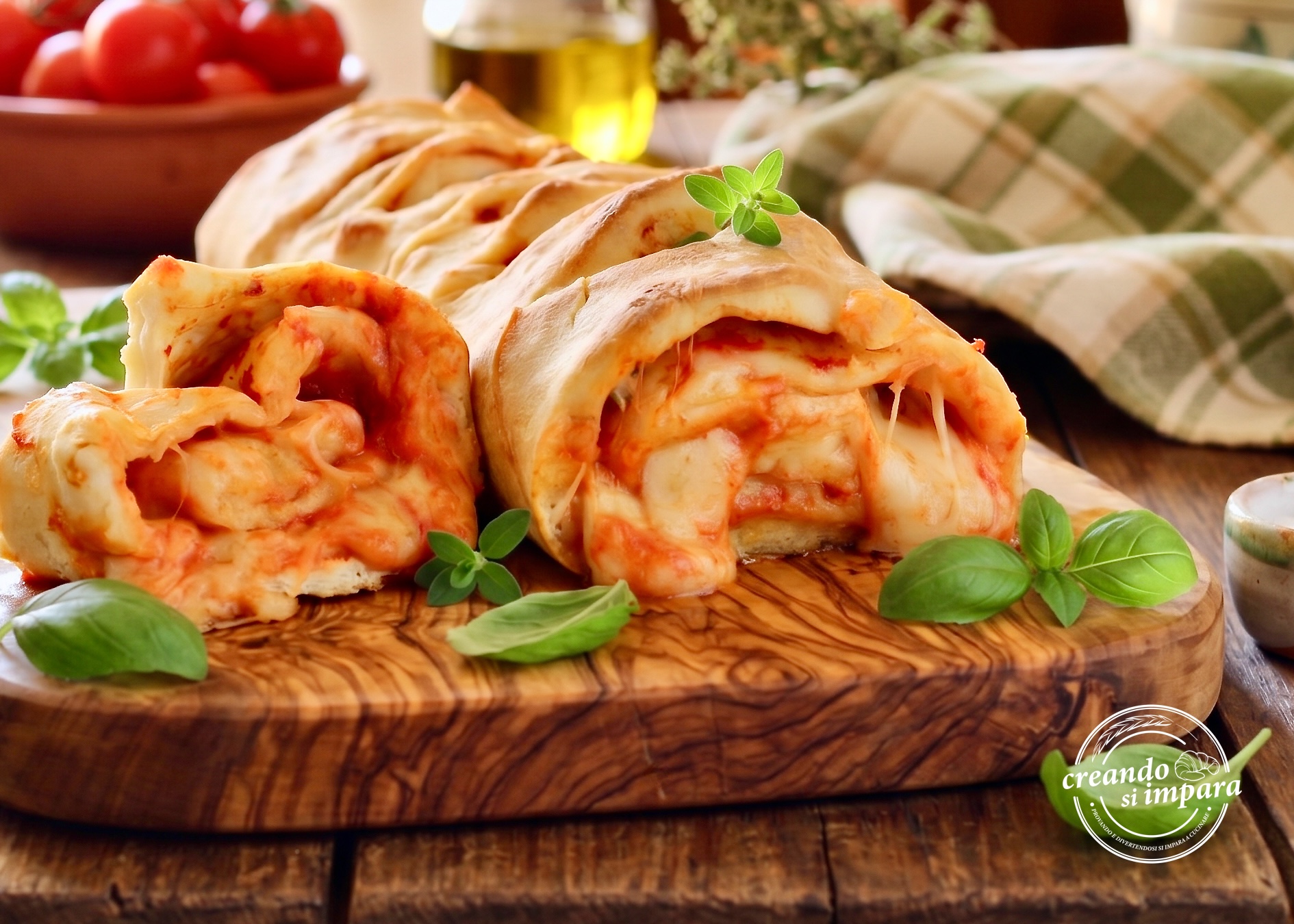 pizza arrotolata