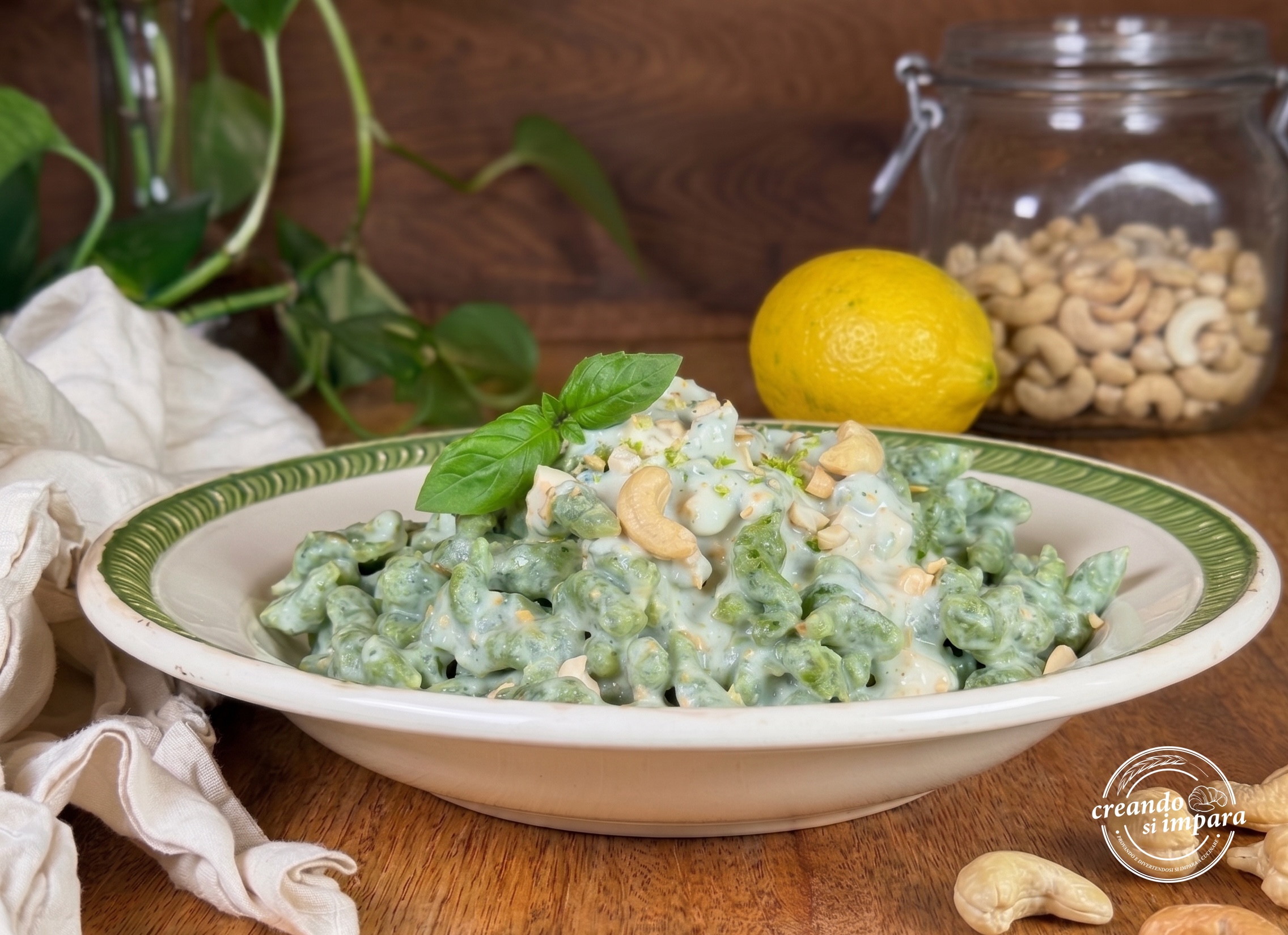 Spätzle agli spinaci senza uova