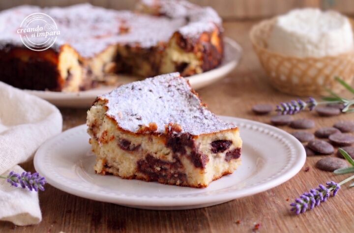 torta di ricotta e cioccolato senza farina