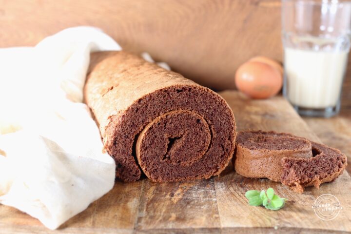 swiss rolss al cacao
