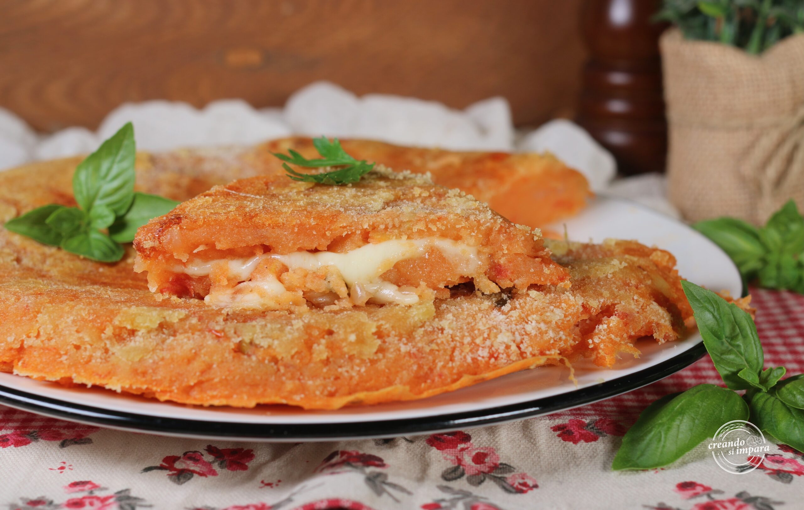 torta di patate alla pizzaiola