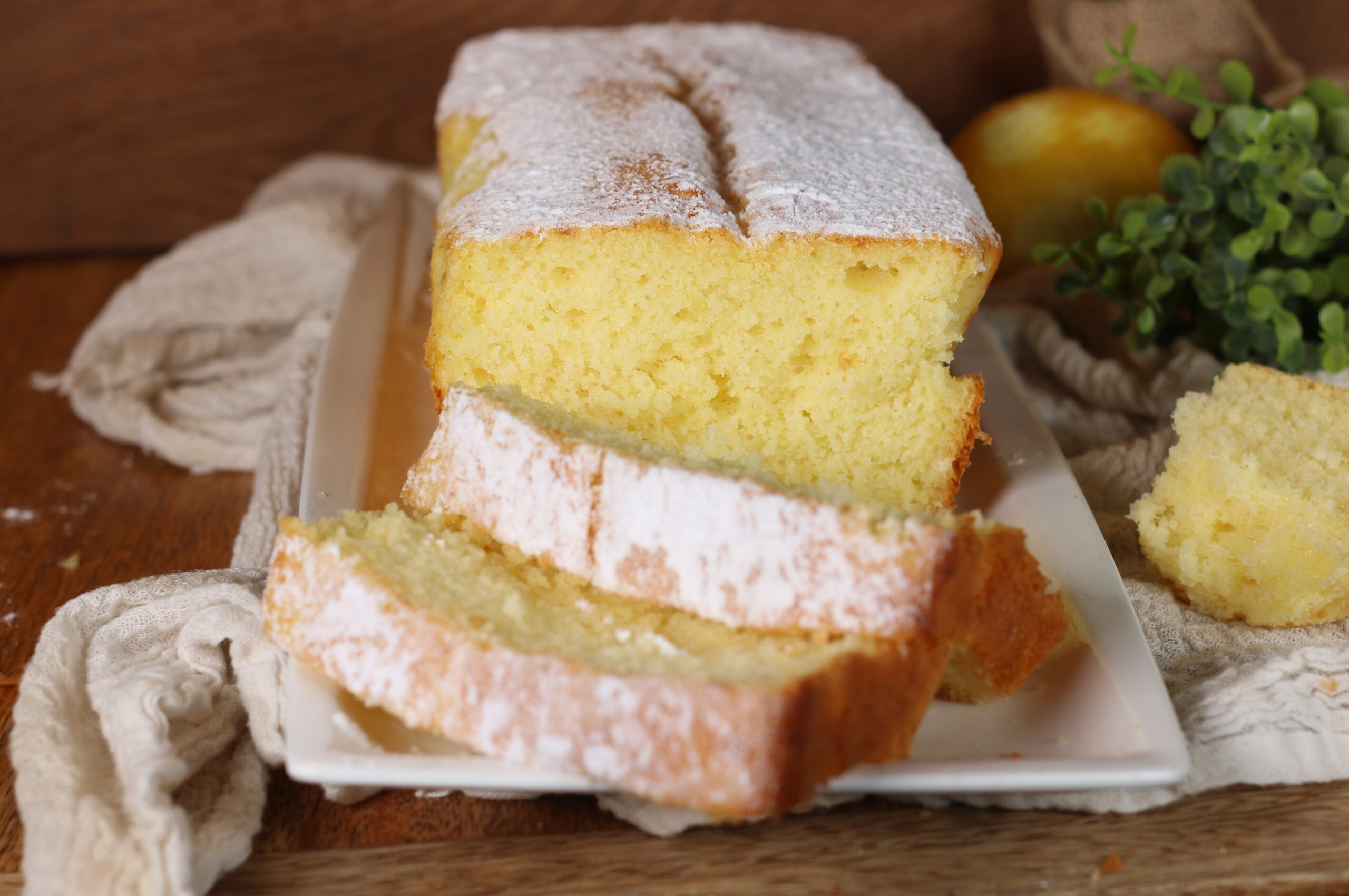 Plumcake al limone