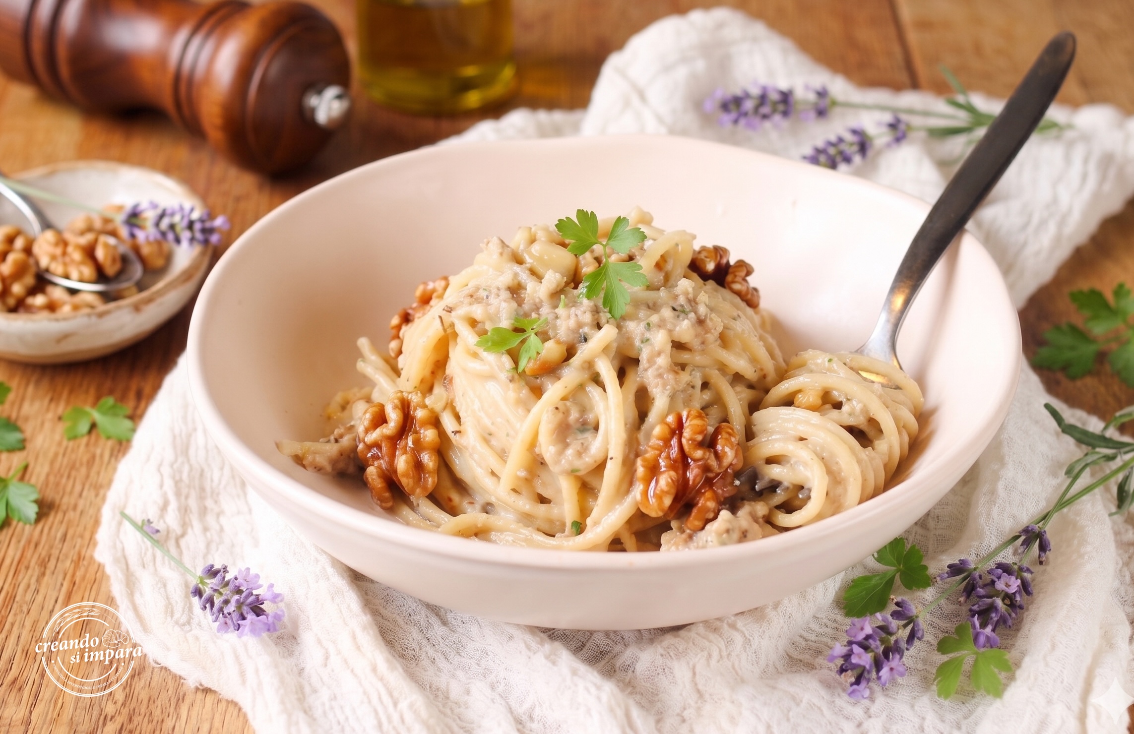spaghetti alle noci