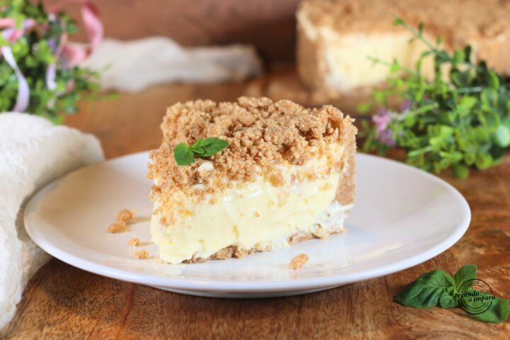 sbriciolata con crema al mascarpone