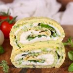 frittata di zucchine arrotolata