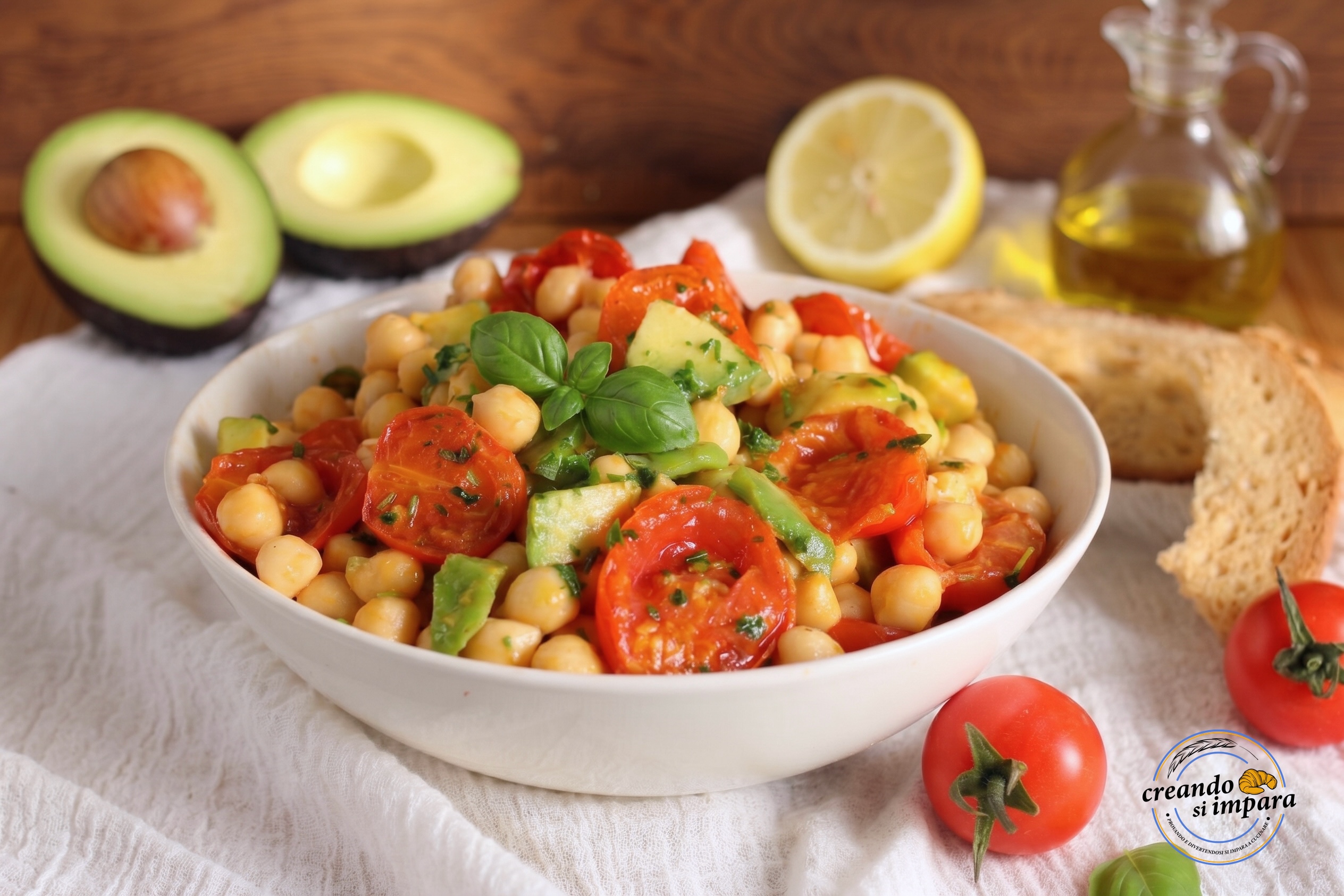 insalata di ceci estiva