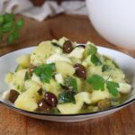 insalata di patate con zucchine e mozzarella
