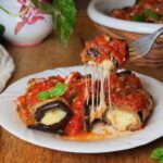 Involtini di melanzane al pomodoro