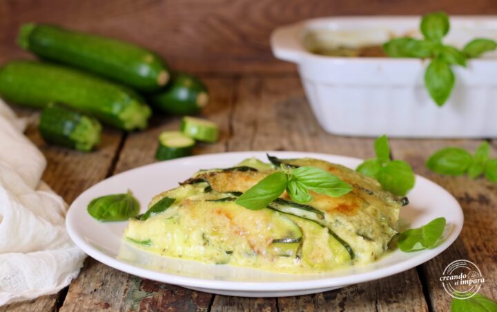 Millefoglie di zucchine e pesto