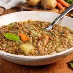zuppa di lenticchie e patate