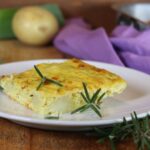 Frittata al forno con porri e patate