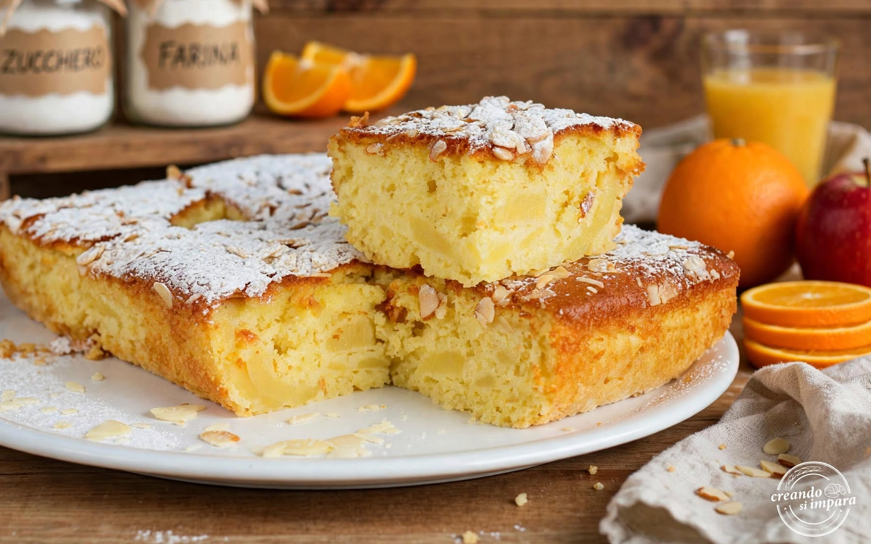 torta mele e arance