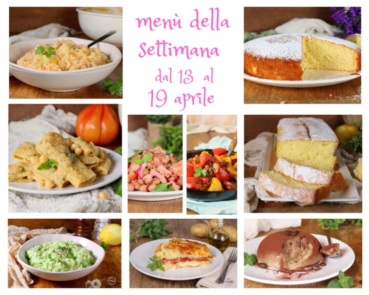 menù 13-19 aprile
