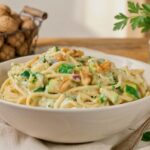 Spaghetti con crema di zucchine