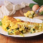 Frittata a portafoglio in padella