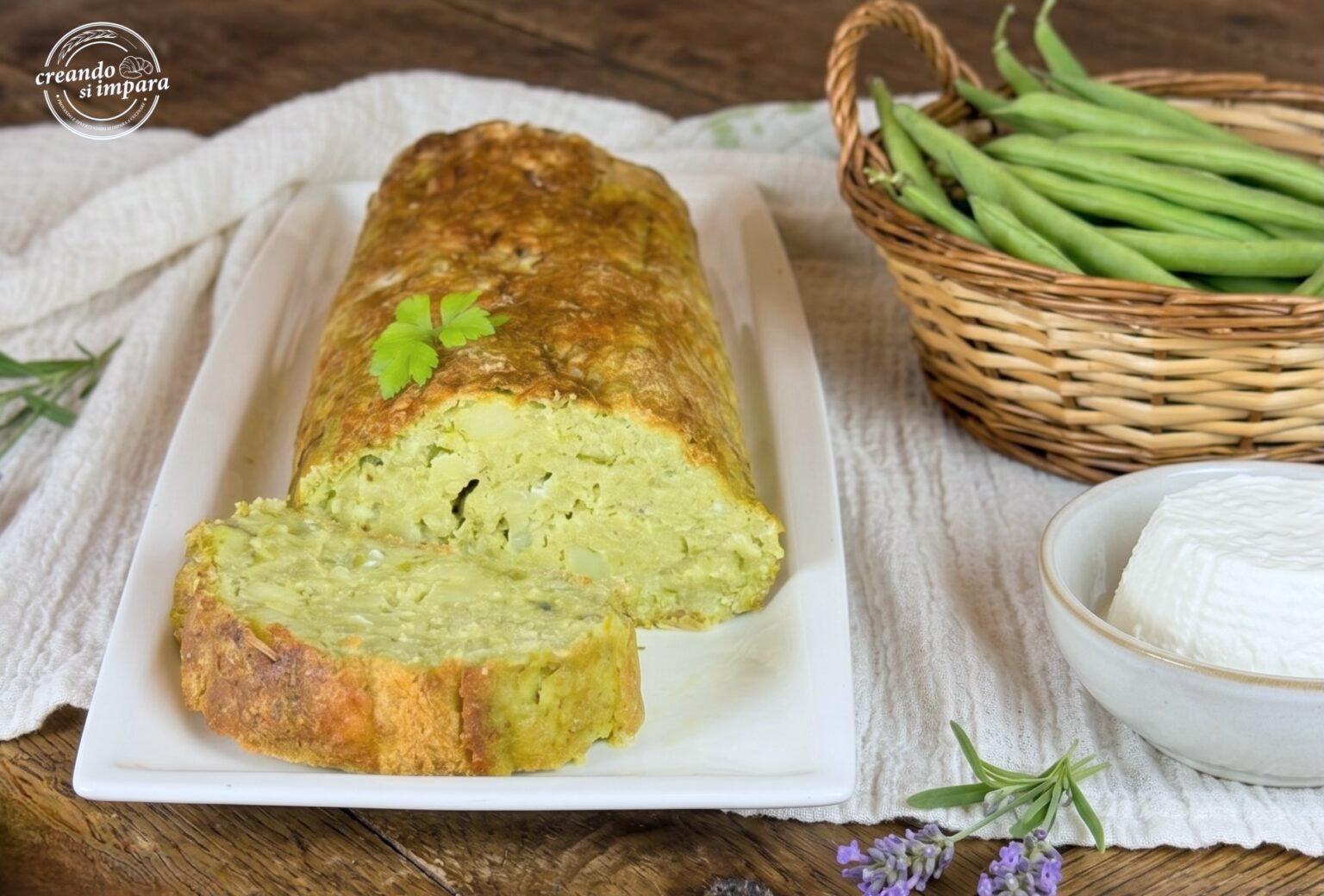 polpettone fagiolini e patate