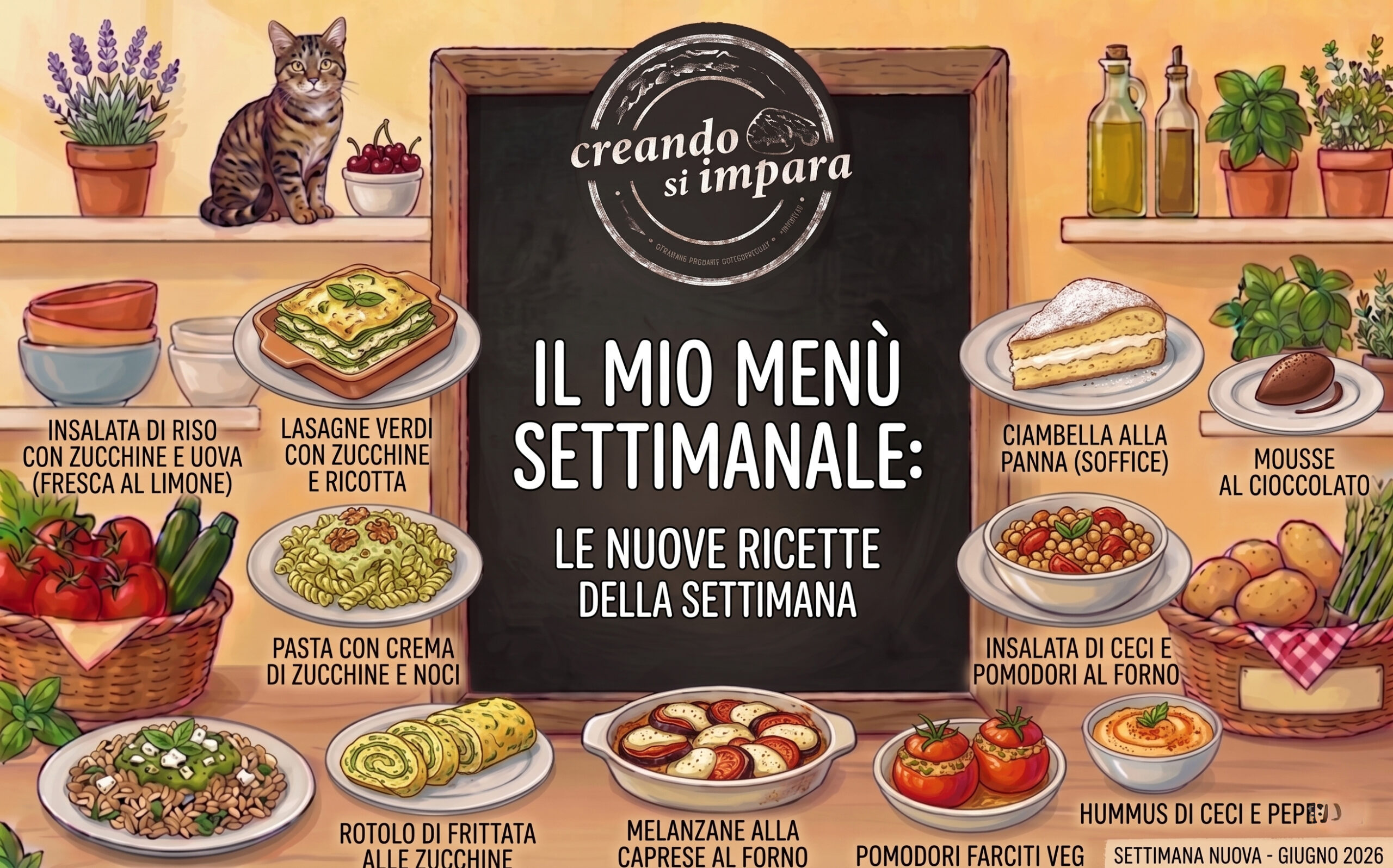 Menù dal 29 giugno al 5 luglio
