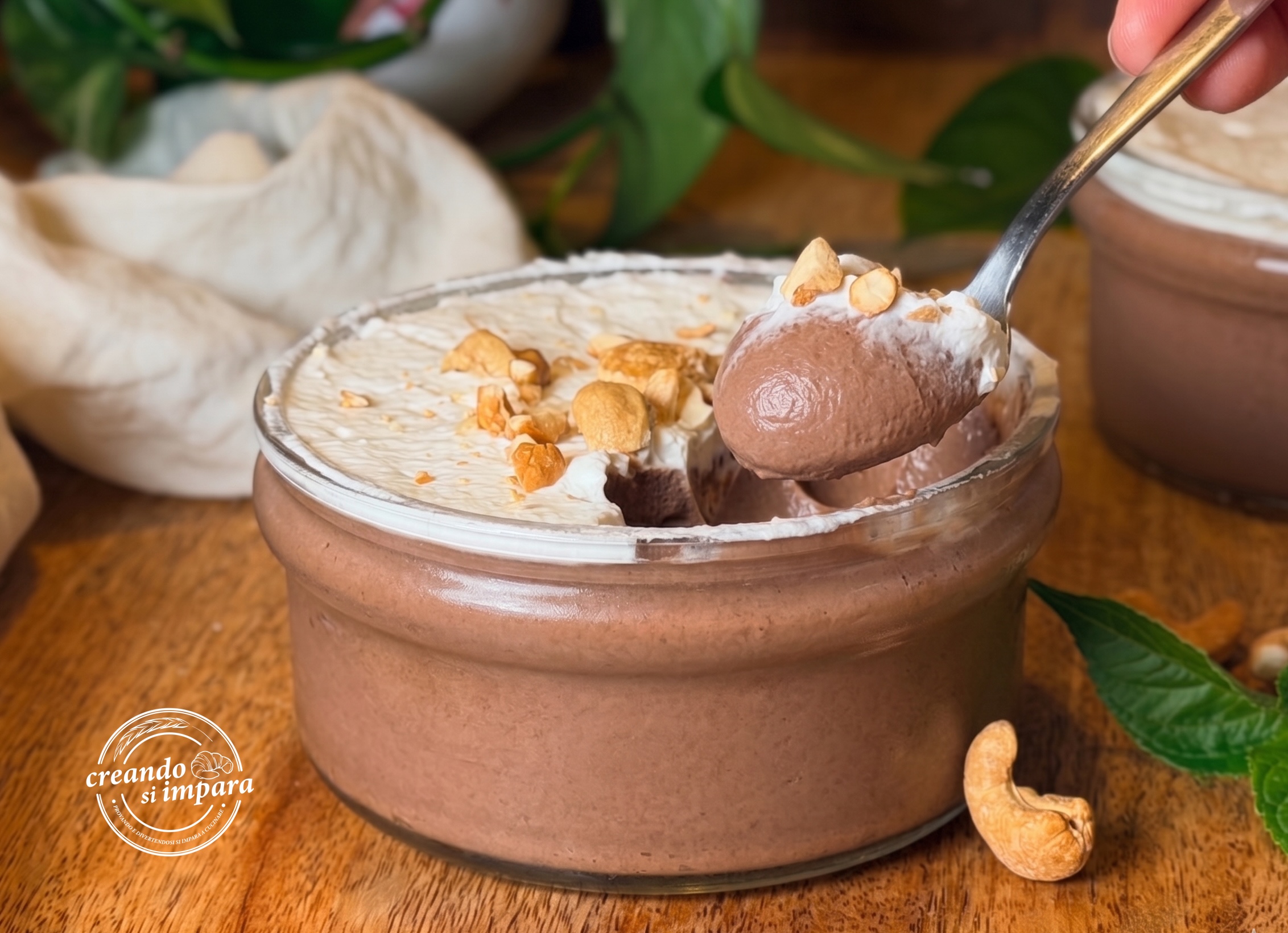 mousse di ricotta al caco