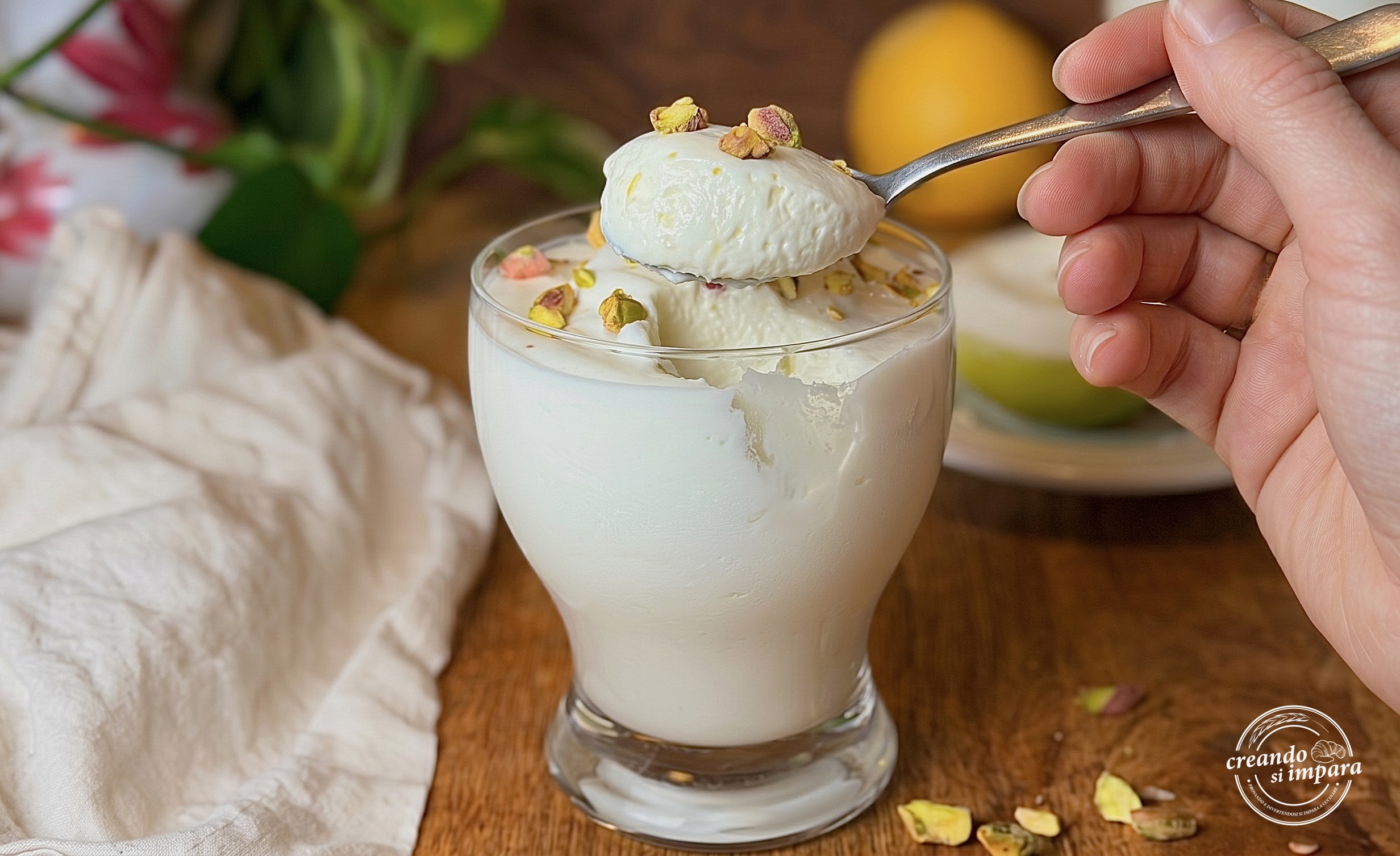 mousse al limone con yogurt greco