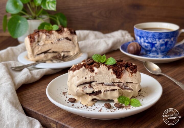 torta fredda al cappuccino