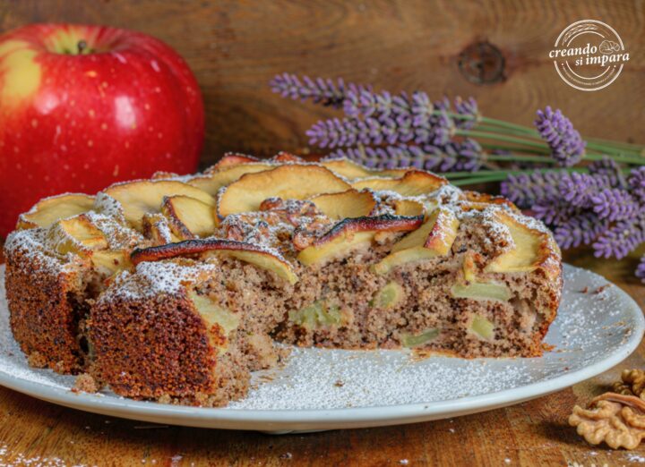 torta mele e noci 