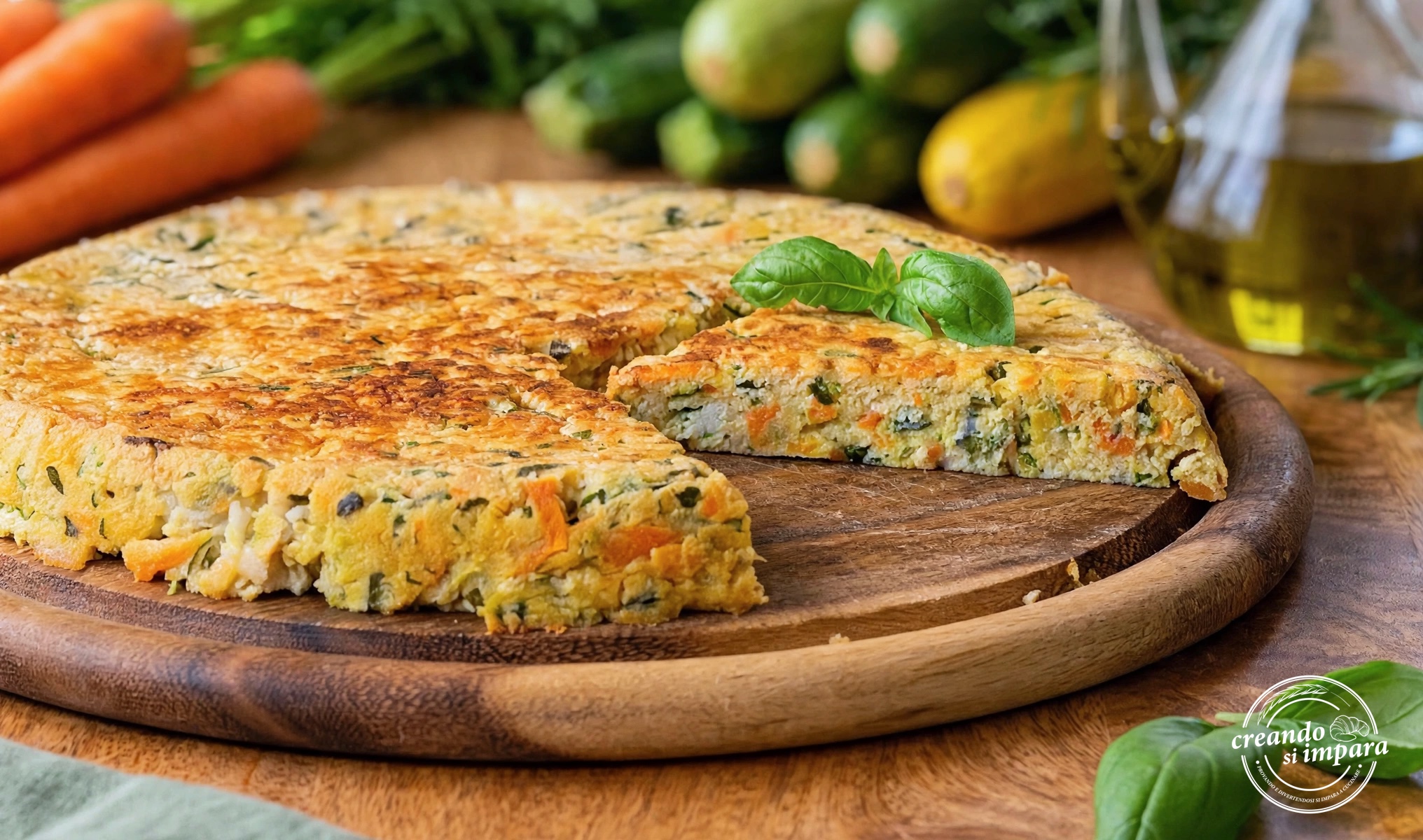 Sformato di ricotta e zucchine in padella