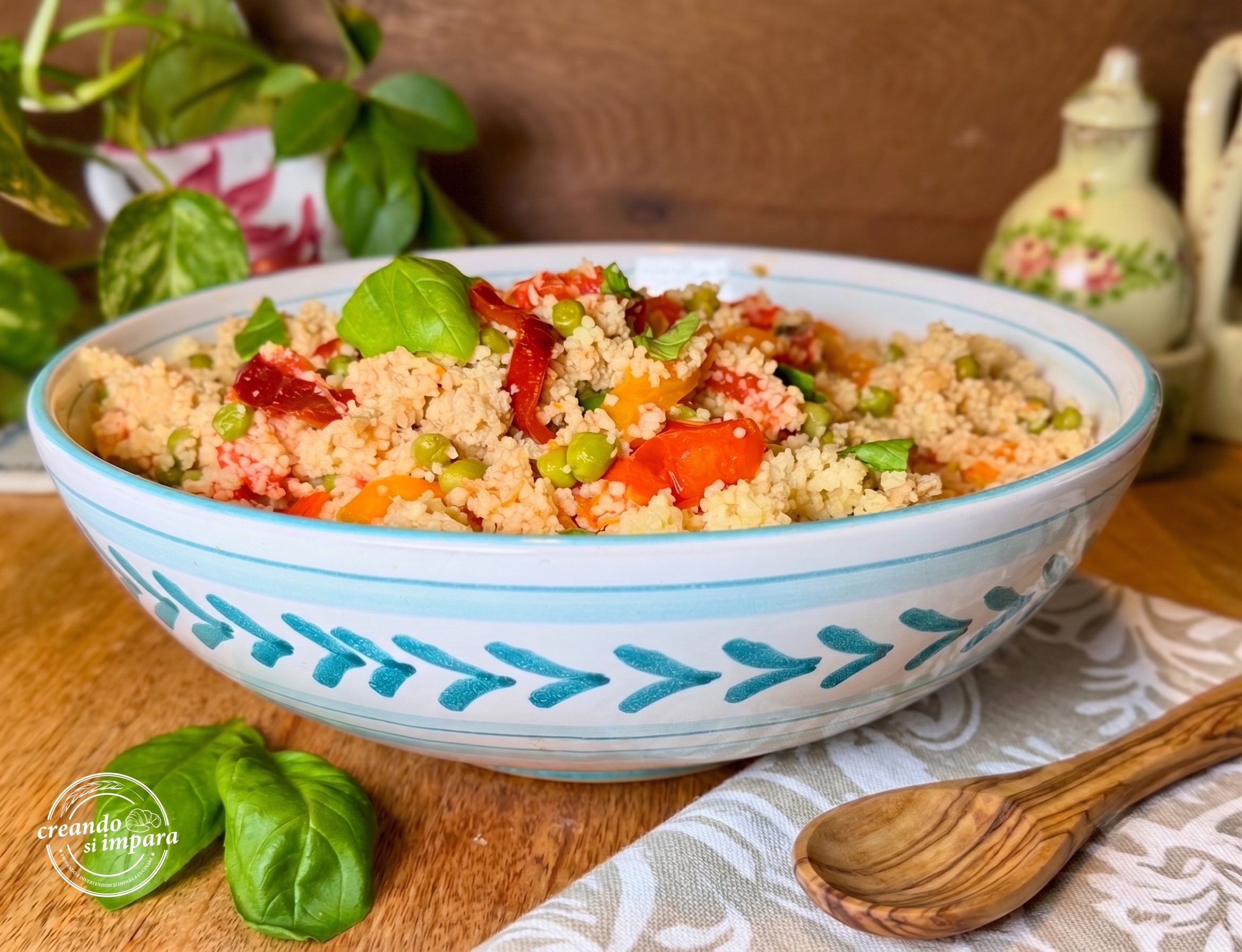 cous cous con peperoni e tonno veg