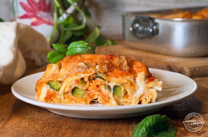 Lasagne vegetariane con zucchine
