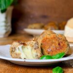 polpette di melanzane con cuore filante