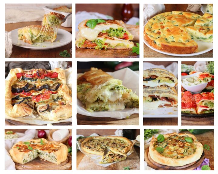Torte salate con zucchine