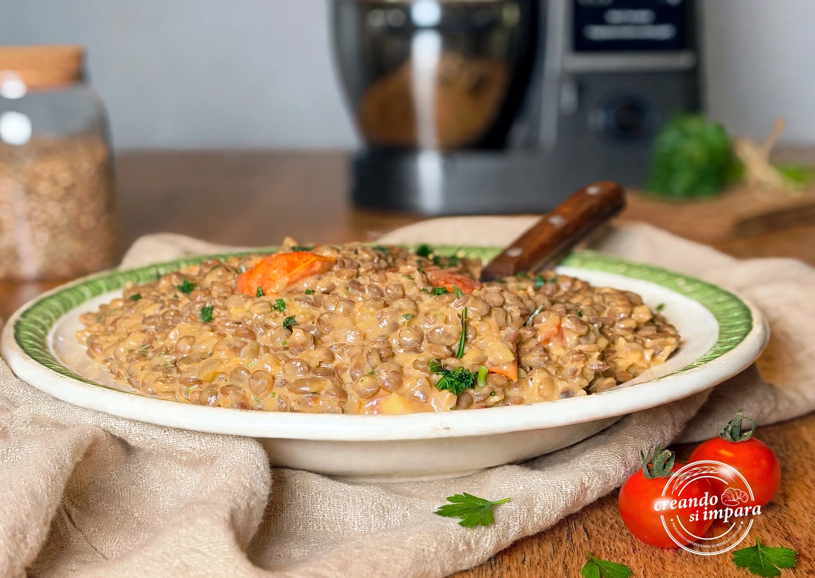 lenticchie cremosissime con il Kenwood Cooking chef