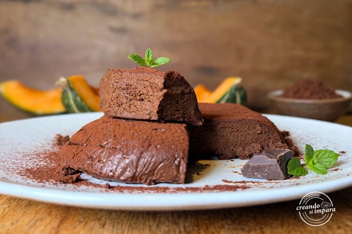 Dolce alla zucca e cioccolato fondente